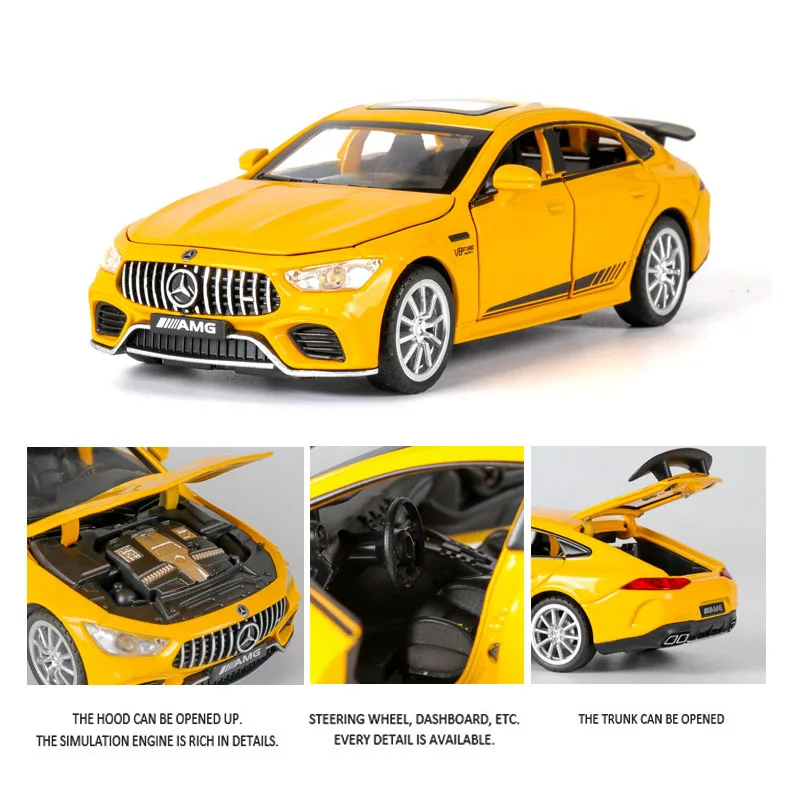 1:32 GT63 AMG, модель автомобиля из сплава, модель автомобиля, игрушечный демонстрационный звуковой светильник, игрушка, Обучающие принадлежности, автомобиль для детей, подарок
