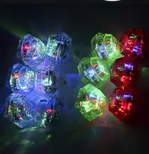 Gigantic Diamond Light-Up Ring Glow LED Flashing Party Favors for Kids Adults Event Holiday Decorations 48pcs