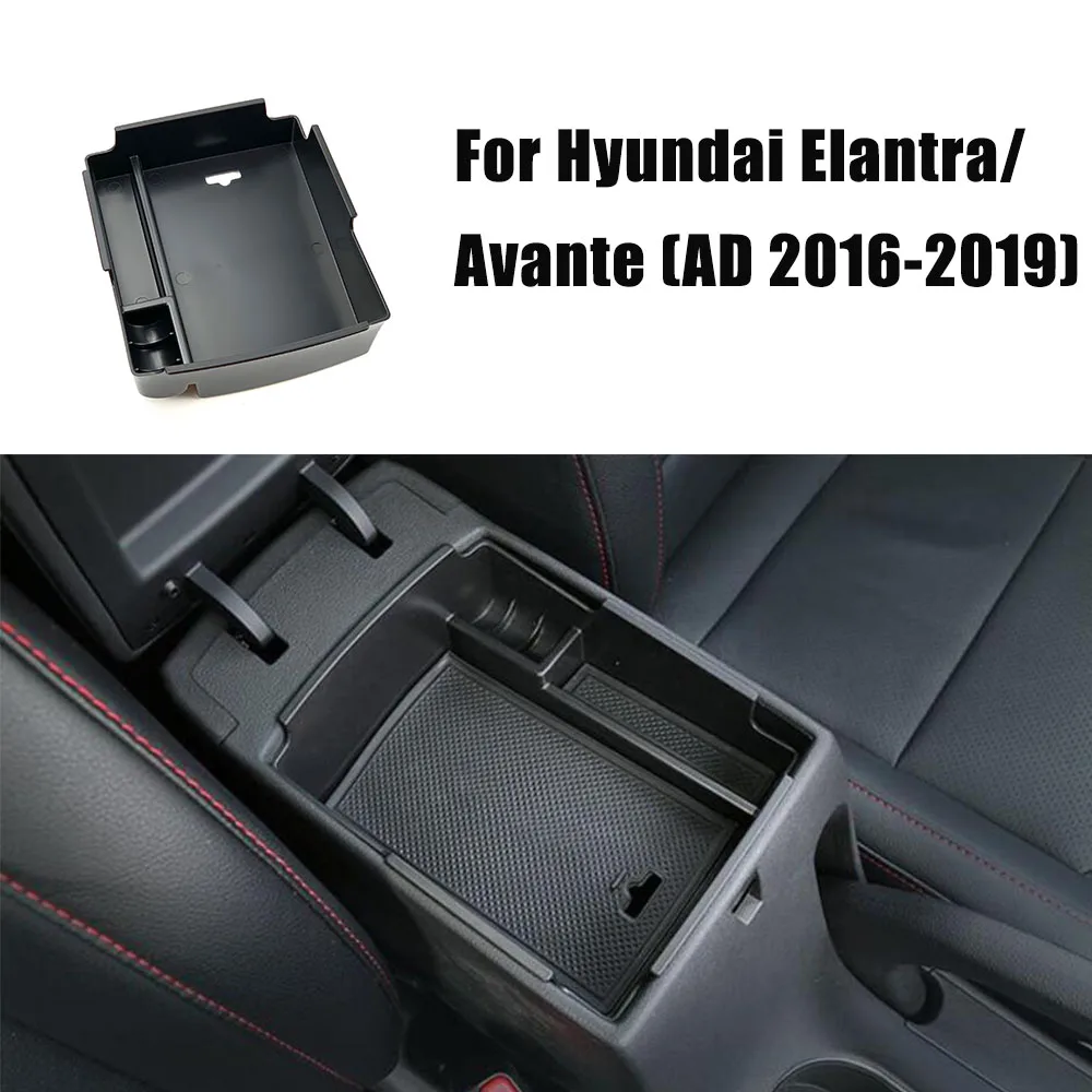 Автомобильный подлокотник коробка для хранения Hyundai Elantra Avante AD 2010 2019 контейнер