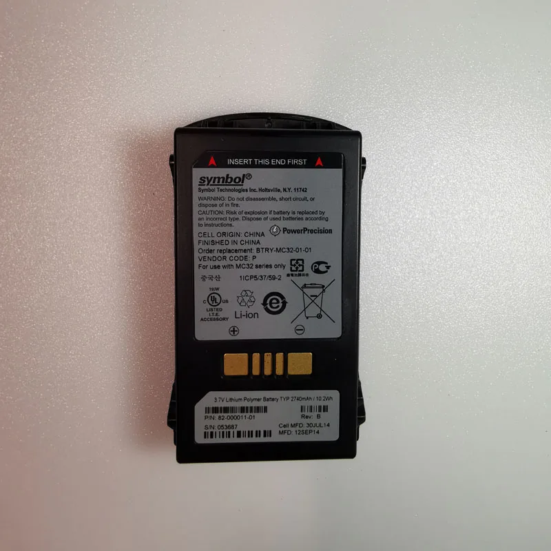2740mah аккумулятор для symbol MC3200 MC32N0 BTRY-MC32-01-01MC32N0-R батареи | Электроника