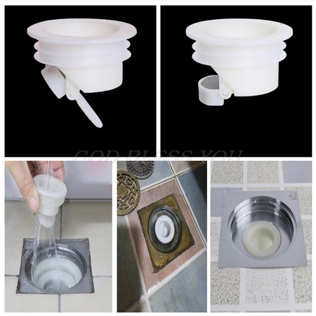 Bath Shower Floor Strainer Cover Plug Trap Silicone Anti-odor Sink Bathroom  Water Drain Filter Insect Prevention Deodorant - AliExpress