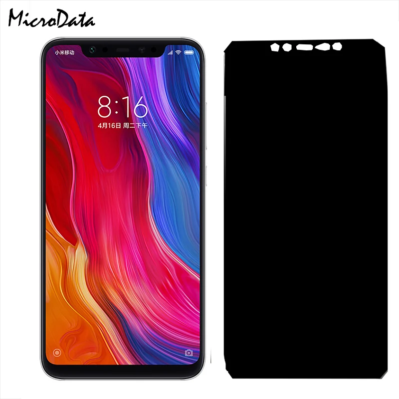 Антишпионское закаленное стекло для Xiaomi Mi 8 Pro Lite SE Explorer полное покрытие Защита