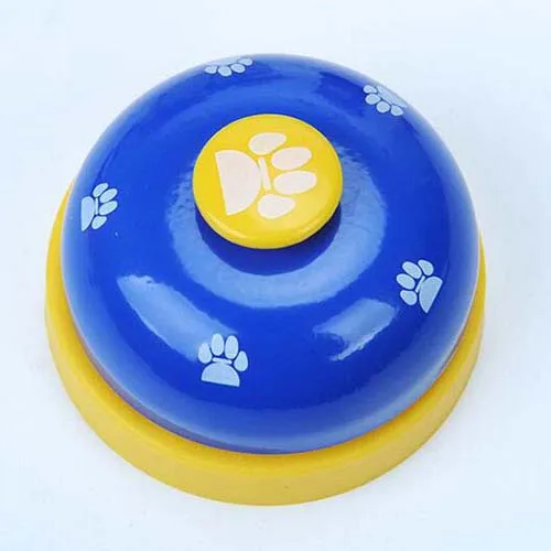 Blue Новинка, игрушка-колокольчик для домашних животных, интерактивный звонок, обучающий колокольчик, игрушки для кошек, Котят, щенков, корм, напоминание, тренировка кормления - Цвет: Blue