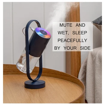 

200ML Small household Humidifier 360Degree Mist Spray Projector Lamp Ultrasonic Cool Mist Maker Aroma Diffuser USB Humidificador