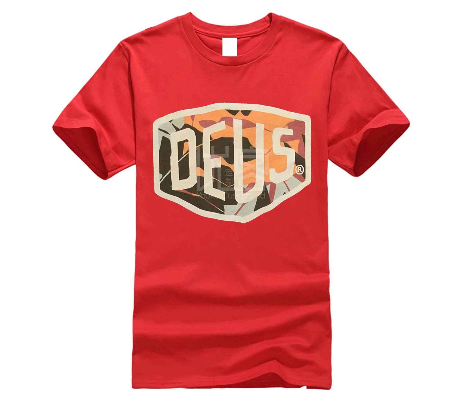 red Deus Ex Machina Chulo Shield Мужская футболка-Dkolv все размеры - Цвет: red