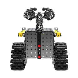 DIY 470 шт. плитка из нержавеющей стали робот статический скользящий сплав собранная игрушка робот Детская комната украшения подарок