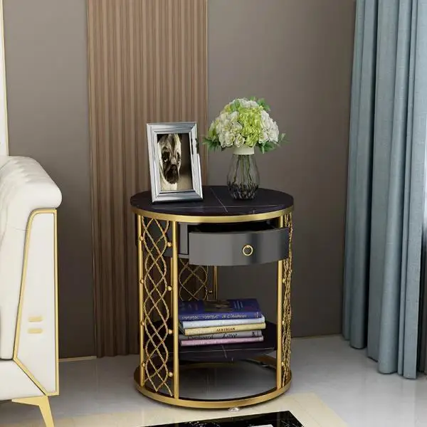 luxury marble iron wrought side table 6 luxury marble iron wrought side table 6