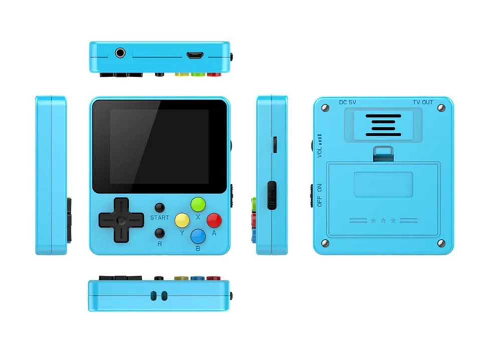 2.4 inch IPS screen 8-bit handheld built-in 188 mini game console 128M memory handheld game console