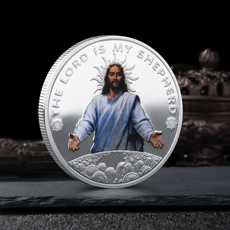 Gold Coin Jesus | Metal Commemorative Coin | Jesus Coin Collection