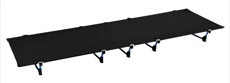 Portable Foldable Camping Cot Single Person Outdoor Folding Bed 330LB Bearing Weight Compact for Outdoor Picnic Camping 