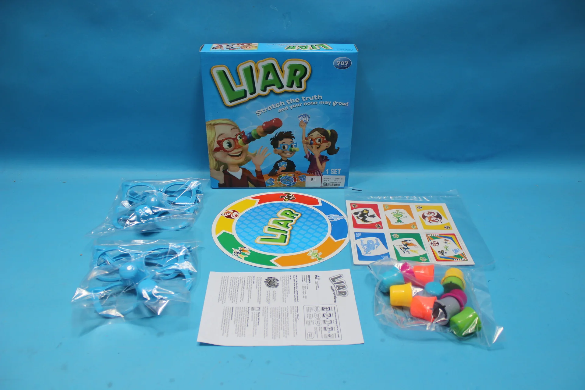 

Children'S Educational Toy Lying Game Practice Deception Long Nose Brag Game Party Tabletop Game
