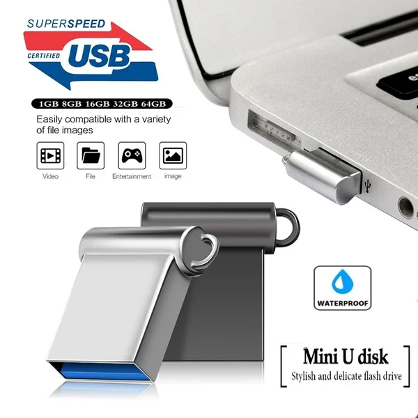 Мини u-диск USB 3,0 128 ГБ usb флеш-накопитель 32 Гб 64 ГБ флеш-накопитель 16 ГБ 8 ГБ флеш-накопитель карта памяти конвертер