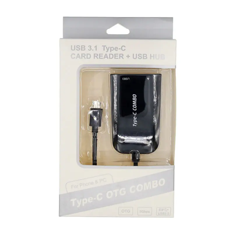 Pingle type-C USB 3,0 концентратор комбинированный Мульти USB разветвитель 3,0 3/6 портов 2 в 1 SD/TF кардридер Компьютерные аксессуары для ноутбука