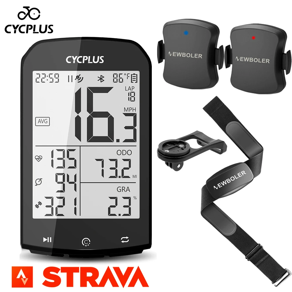 NEW GPS Bicycle Computer Bike Speedometer M1 Cycling ANT+ Cadence Sensor Heart Rate Monitor For Garmin Bryton IGPSPORT Strava