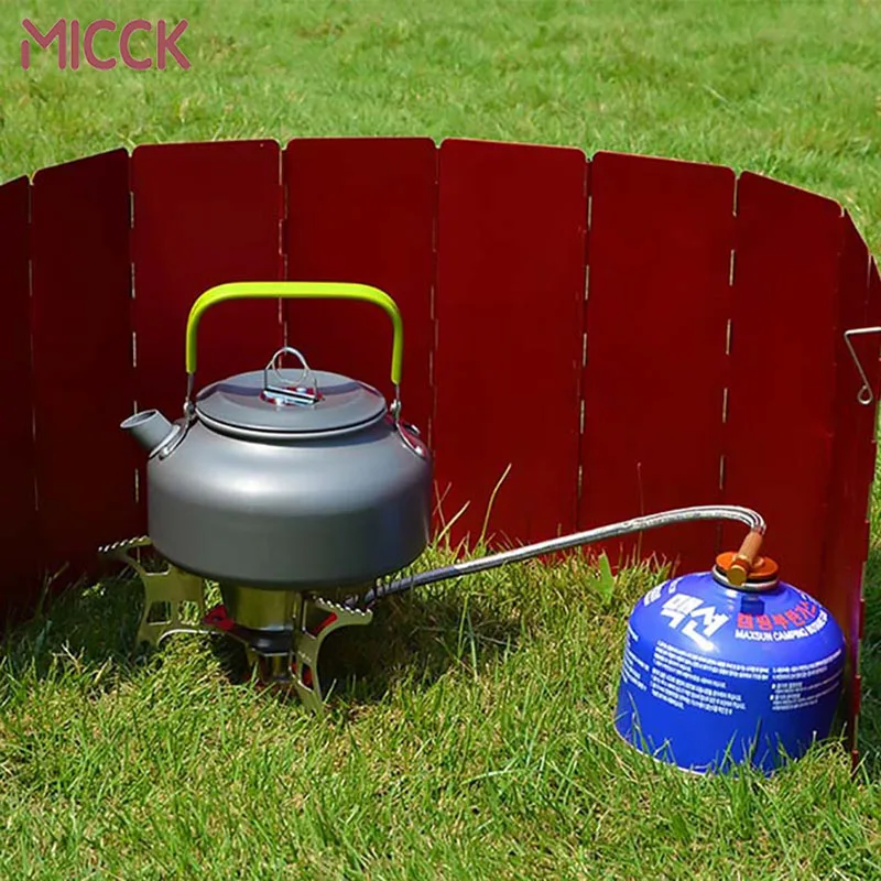 

MICCK Stainless Steel Coffee Maker Pot Outdoor Camping Stovetop Tea Kettle Water Pot Espresso Percolator 0.8L/1.2L Coffee Maker