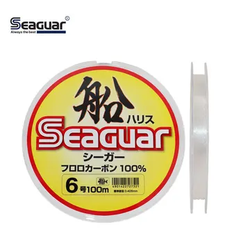 

Original SEAGUAR 100M Fishing Line Made In Japan 0.206mm-0.620mm 100% FLUOROCARBON Competitive Level Fishing Lines