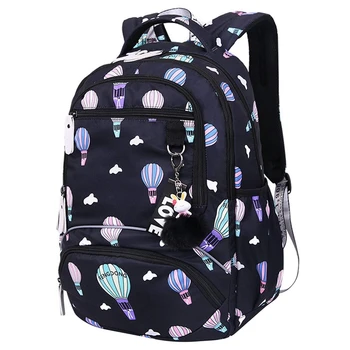 

Large School Bag Cute Student School Backpack Printed Waterproof Backpack Primary School Book Bags for Teenage Girls Kids Hot Ai