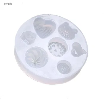 

Handmade Cat Heart Biscuits Epoxy Resin Mold Bear Heart Candy Heart Resin Casting Pendant Mold Jewelry Making Tools