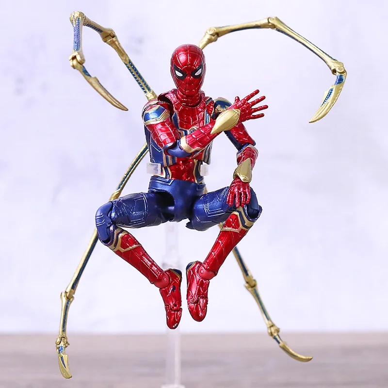 Mafex figura de acción de Iron Spider, SpiderMan, vengadores Infinity War,  n. ° 081, juguete de modelos coleccionables|Figuras de acción| - AliExpress