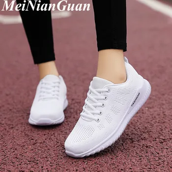 

Breathing Women's Sneakers Big Size Ladies Casual Shoe Flat Female Shoes Hot Women Summer Shoe Low Top Woman Tennis Shoes L19