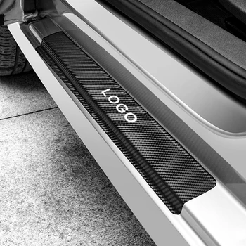

Car Door Sill Guard Stickers Customized for YOU CAR Car Sticker Door Threshold Protector Decors Auto Interior Accessories 4pcs