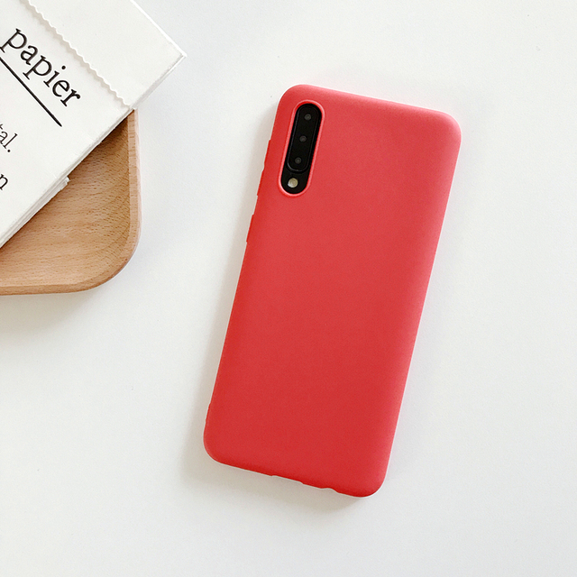 OPPO A92 A72 A52 Find X2 Neo A8 A31 A9 A5 2020 A91 F15 F9 Pro F3 F1 Plus Case Cute Matte Solid Candy Simple Silicone Cover