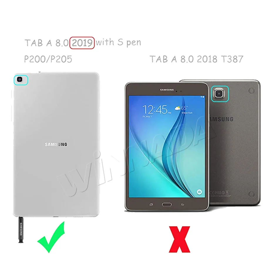 Детский чехол для Samsung Galaxy Tab A 8,0 дюймов S ручка ручной полный корпус безопасный чехол для планшета для SM-P200 SM-P205