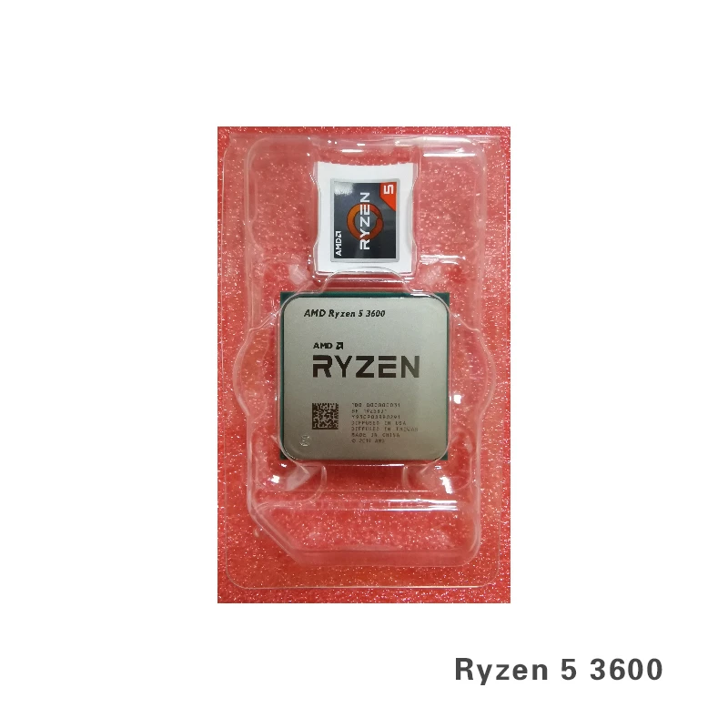 Процессор AMD Ryzen 5 3600 R5 3600 3,6 ГГц шестиядерный процессор с двенадцатью потоками процессор 7нм 65 Вт L3 = 32 м настольный разъем AM4