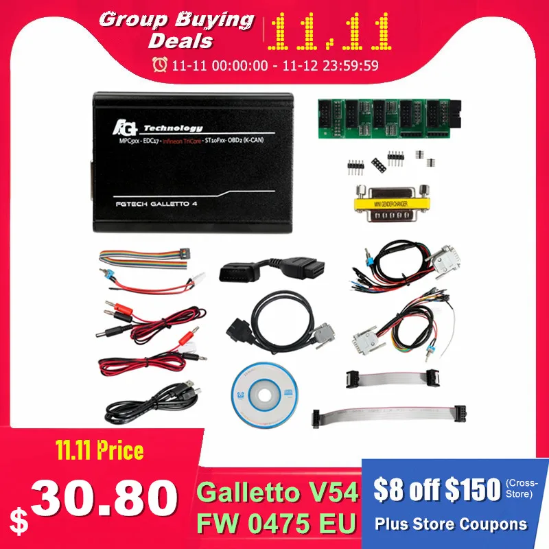 £25.73 Fgtech Galletto 4 Master V54 Fw 475 Eu Latest Version