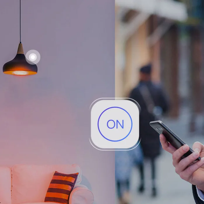 Мини Wifi Интеллектуальный двойной переключатель управления приложение дистанционное управление Умный переключатель MDJ998