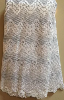 

2020 African Laces Fabrics Embroidered Nigerian tulle French Lace Fabric High-quality African French Net Lace Fabric SLL2841