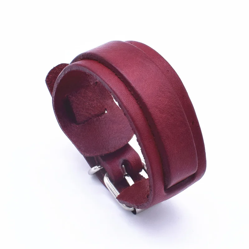Fashion Vintage Adjustable Length Wrap Wristband Double Layer Leather Bracelets For Women Men Best Friends Personality Jewelry leather bracelet