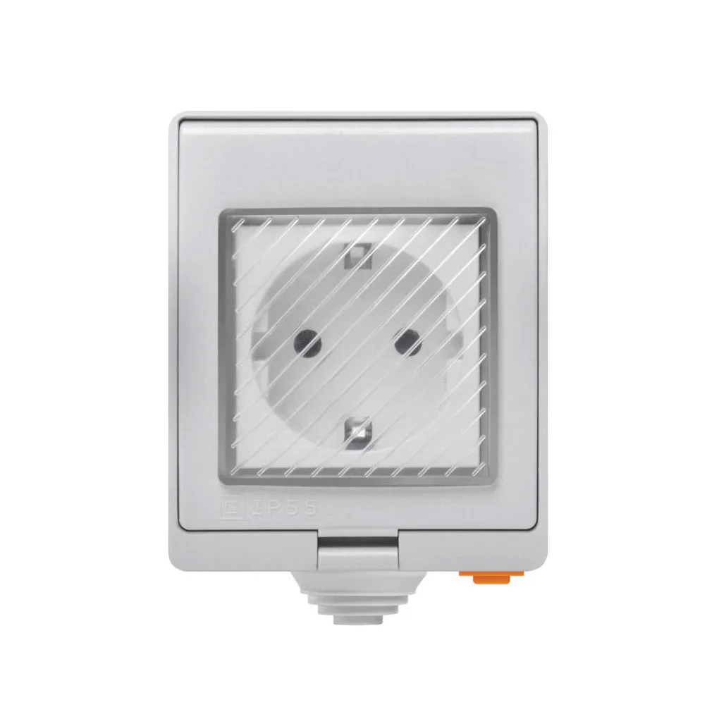SONOFF S55 wifi умная водонепроницаемая розетка беспроводной приложение управление домашняя розетка ЕС Франция Стандартный AC100-240V