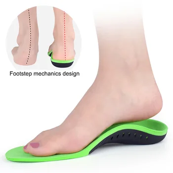 

Orthotic Shoe Insoles High Arch Support Flat Feet Inserts For Plantar Fasciitis 1 Pair Shock Absorption Foot Care Tools