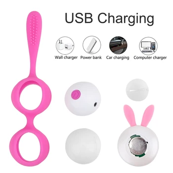 1-3 Stage Vaginal Balls Kegal Exerciser Wireless Vibrators For Women Ben Wa Geisha Anal Plug Female Masturbator Sex Toys Erotic 4