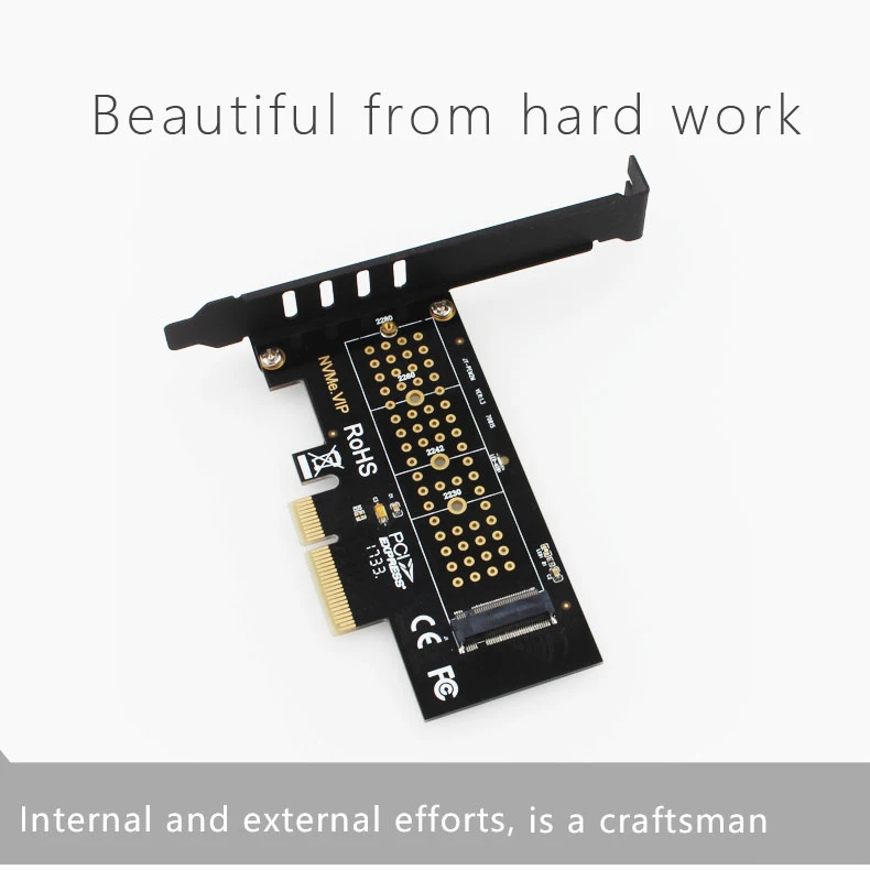 SK4 M.2 NVMe SSD NGFF к PCIE X4 адаптер M ключ интерфейсная карта поддерживает PCI Express 3,0x4 Размер 2230-2280 m.2 полная скорость хорошее Новое