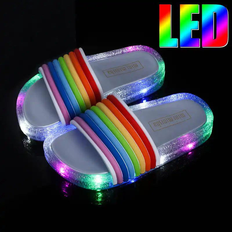 kids light up slippers