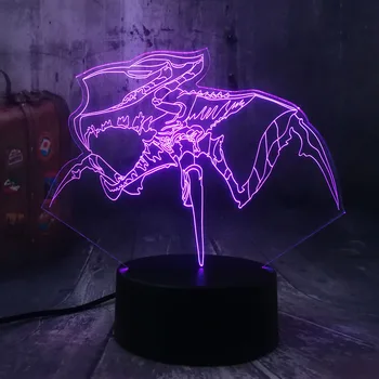 

Movie Starship Troopers Alien Creature Arachnids Warrior Uropygi 3D RGB LED Night Light Desk Lamp Christmas Gift Kid Boy Toys