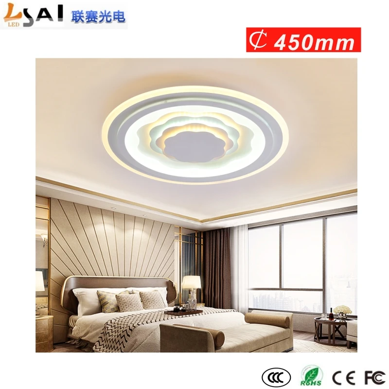 

L1320 Modern Iron Acrylic Led Room Hanging Light Ceiling Lamp House Lighting Fixture 100V 230V For Teens Girls Bedroom