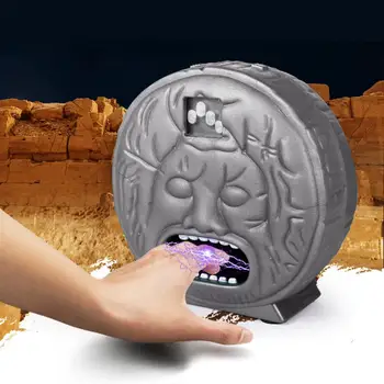 

Antiquities Lie Detector Party Toys Board Game Novelty Biting Finger Electric Shock Light Lie Detector Toy (Color Box)