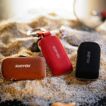 

Suede Leather Car Key Cover Bag Set Case For Mitsubishi Outlander/wing gods/2016 Lancer/10 Pajero Sport 2/3Button Car Styling