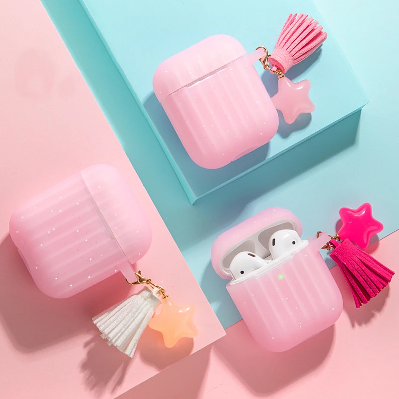 

Soft Silicone Cases For Airpods 1/2 Protective Bluetooth Wireless A4 Earphone Cover For Air Pods Charging Box Bags