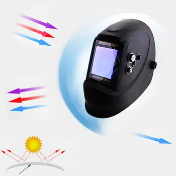

Large Window 4 Sensors External Adjustment Solar Automatic Dimming Welding Mask /Helmet/welder Cap/Welding Lens