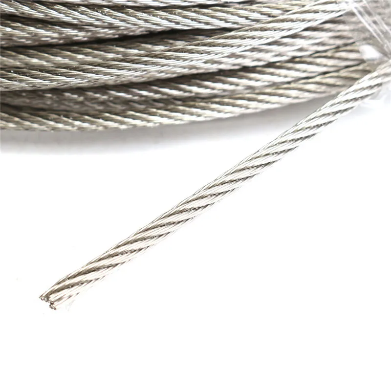 304 нержавеющая сталь 3 мм Диаметр кабель провод одежда кабель Линия длина 30 м