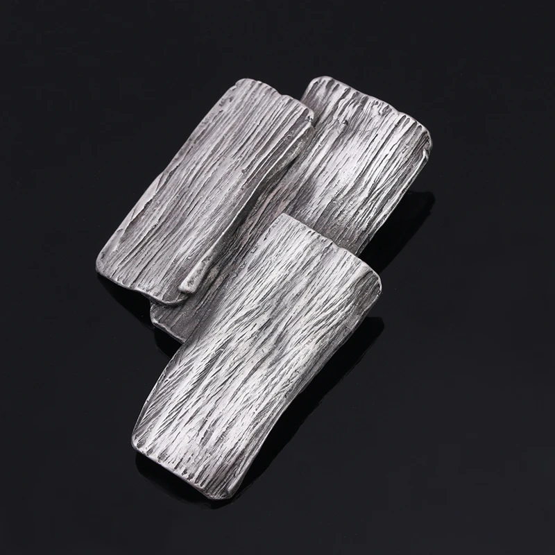

Vintage Large Metal Bark Brooches For Men 2019 Original Geometric Irregular Women Brooch Pins Plant Jewelry Wholesale