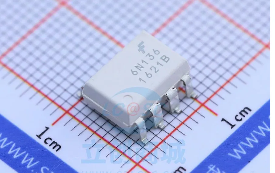 | 6N136 6N136SDM лапками углублением SOP-8 IC