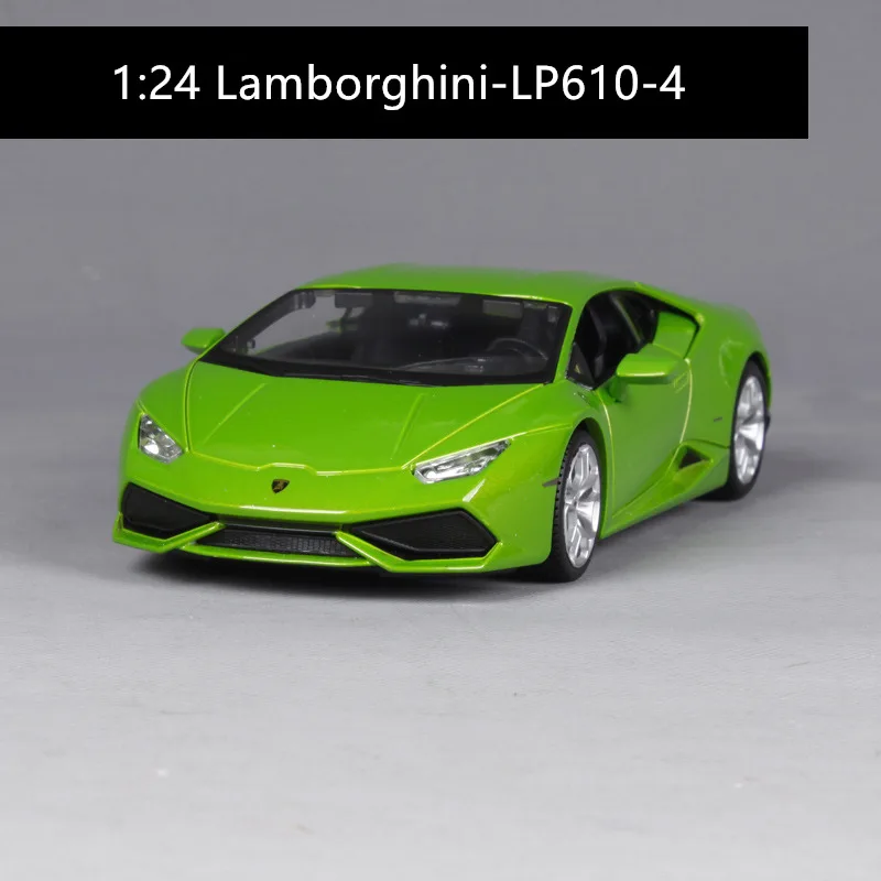 Bburago 1:24 Lamborghini Модель автомобиля высокая имитация литья металла детская игрушка бойфренд подарок моделирование сплав автомобиль коллекция - Цвет: LP610-4