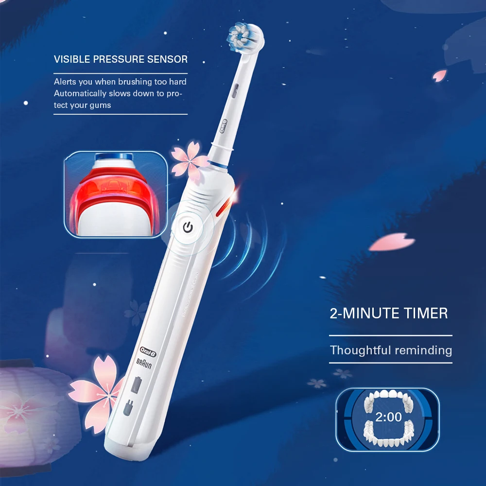Oral B Sonic Electric Toothbrush Teeth Whitening PRO4000 Best 3D Smart Rechargeable Ultrasonic Tooth Brush Adult Daily Clean Oral B Sonic Electric Toothbrush Teeth Whitening PRO4000 Best 3D Smart Rechargeable Ultrasonic Tooth Brush Adult Daily Clean