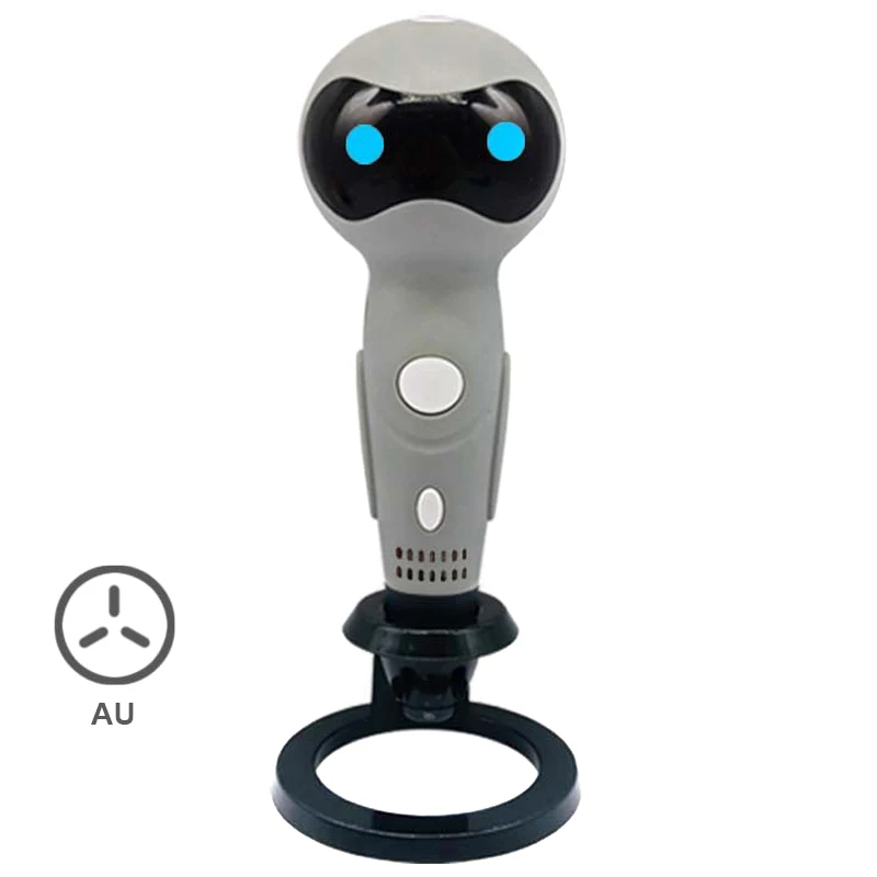 Gray AU 3D Ручка, умный робот, форма голоса, Подсказка, USB, 3D печать, ручка для детей, новое поступление - Цвет: Gray AU