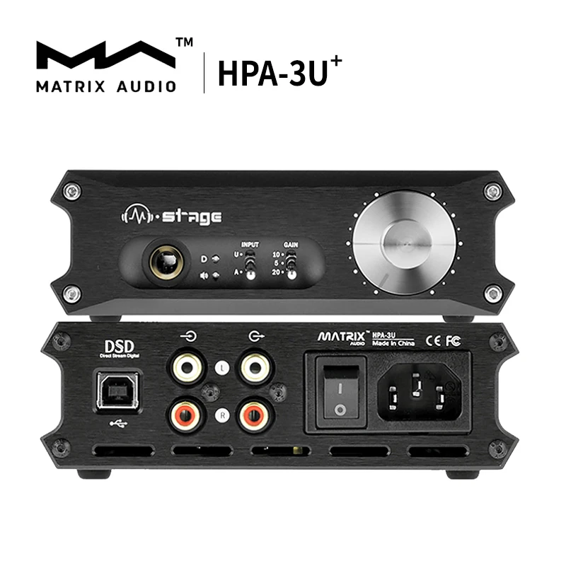 Усилитель для наушников Matrix M-Stage HPA-3U класса A ЦАП-декодер USB | Электроника